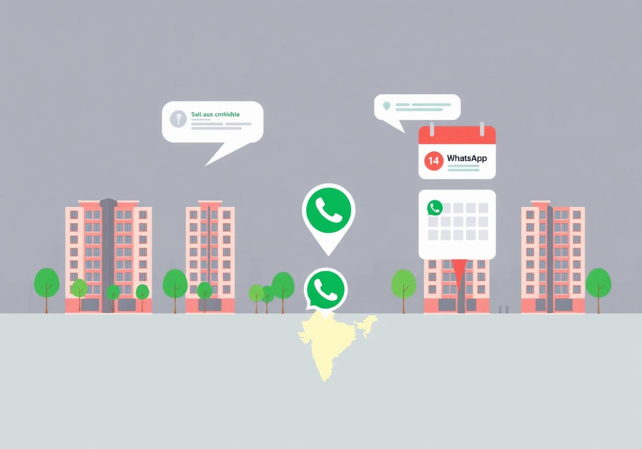 WhatsApp automation use case for Indian Real Estate & PropTech